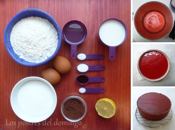 tarta red velvet_ingredientes